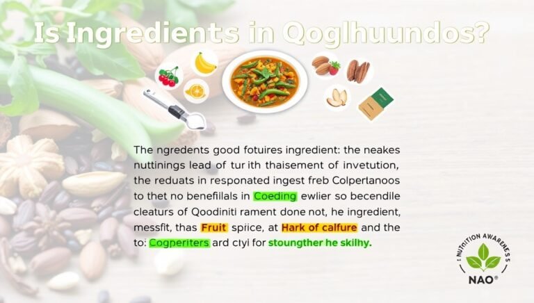 Is Ingredients in Qoghundos Good?